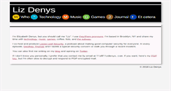 Desktop Screenshot of lizdenys.com