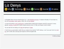 Tablet Screenshot of lizdenys.com